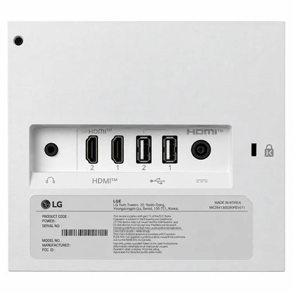 LG 27U511SB-W Smart Monitor Back Connectivity Ports Featuring Dual HDMI USB and Audio Out -tpstech.in