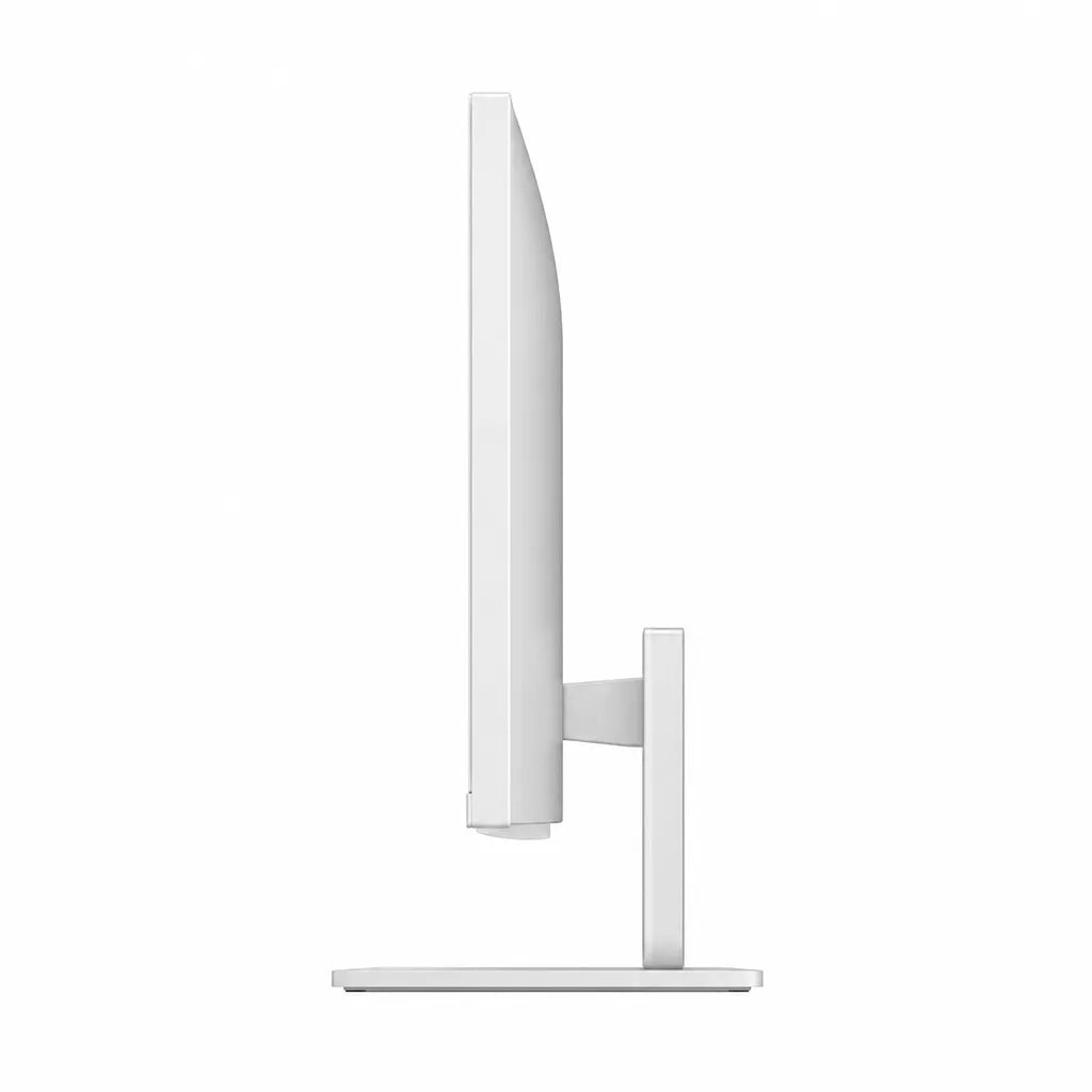 LG 27U731SB-W 27-inch 4K UHD smart monitor slim side profile view with white ergonomic stand -tpstech.in