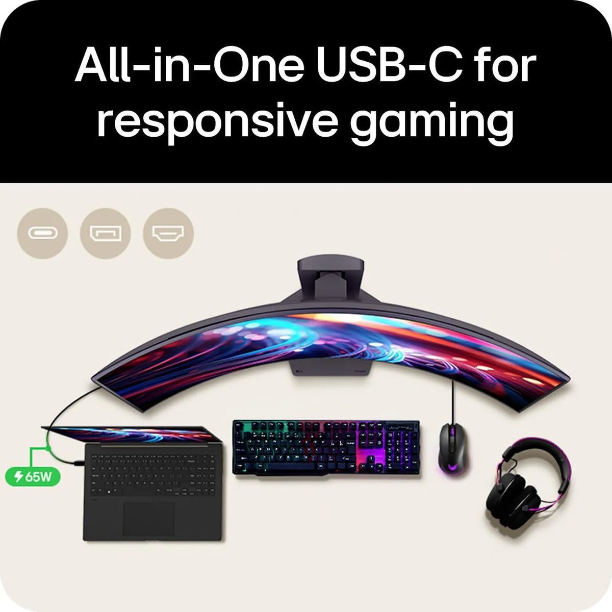 LG 39GX900A-B OLED gaming monitor with USB-C connectivity and 65W power delivery -tpstech.in