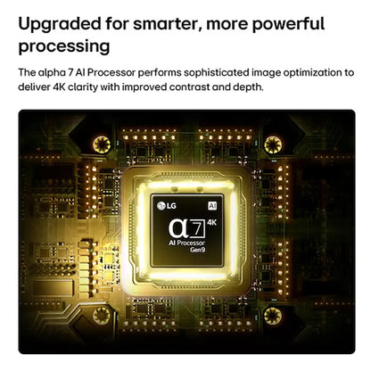 LG 55NU880BPLA Alpha 7 AI Processor Gen9 with intelligent 4K upscaling and AI picture optimization -tpstech.in