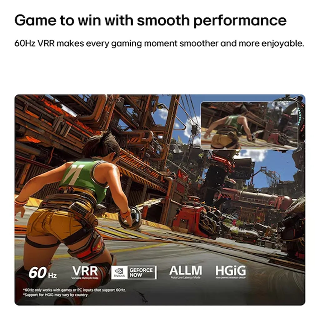 LG 55NU880BPLA Game Optimizer with VRR, ALLM and HGiG for smoother and more responsive gaming performance -tpstech.in