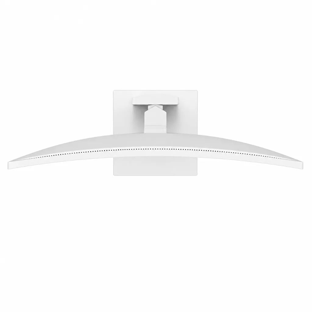 LG UltraFine 40U990A-W 2500R curved 40 Inch Nano IPS Black monitor top view showing display curvature - tpstech.in