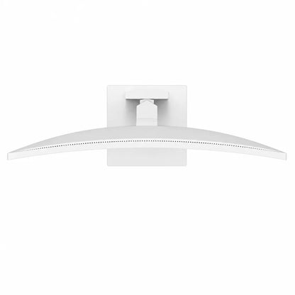 LG UltraFine 40U990A-W 2500R curved 40 Inch Nano IPS Black monitor top view showing display curvature - tpstech.in