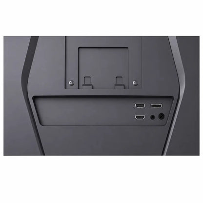 LG UltraGear 27G610A-B rear connectivity panel with HDMI USB and audio ports