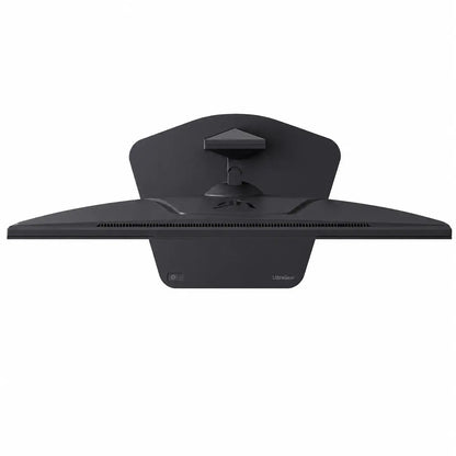 Top view of LG UltraGear 27G610A-B gaming monitor highlighting slim profile and design