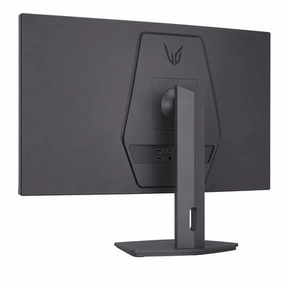 Side Back view of LG UltraGear 32G600A-B 32-inch curved gaming monitor with ergonomic stand