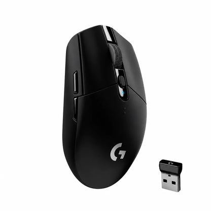 Logitech G305 LIGHTSPEED black wireless gaming mouse with USB nano receiver -tpstech.in