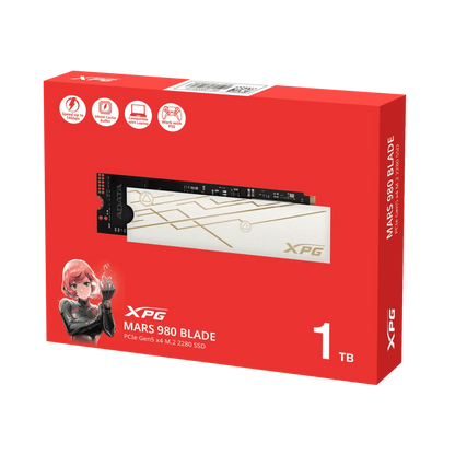 XPG MARS 980 BLADE 1TB PCIe Gen5 x4 M.2 2280 Solid State Drive