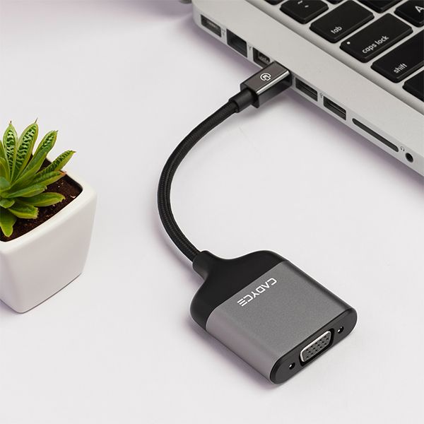 Cadyce CA-MDVGA Mini DisplayPort to VGA Converter