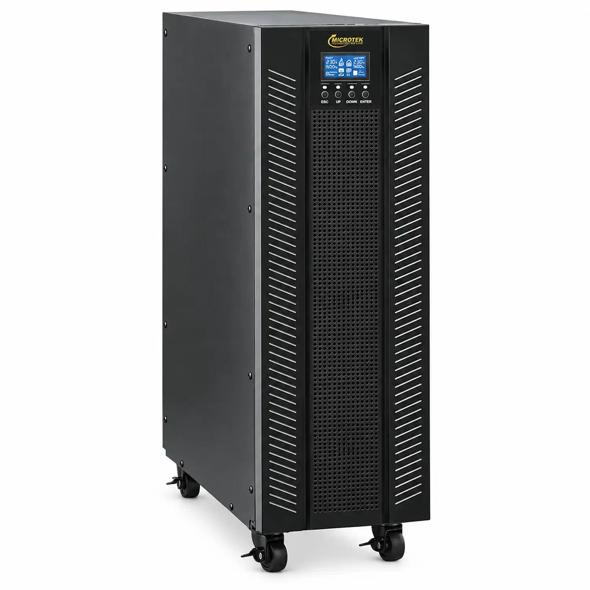 Microtek iMAXX 10kVA Online UPS with Pure Sine Wave left perspective view -tpstech.in
