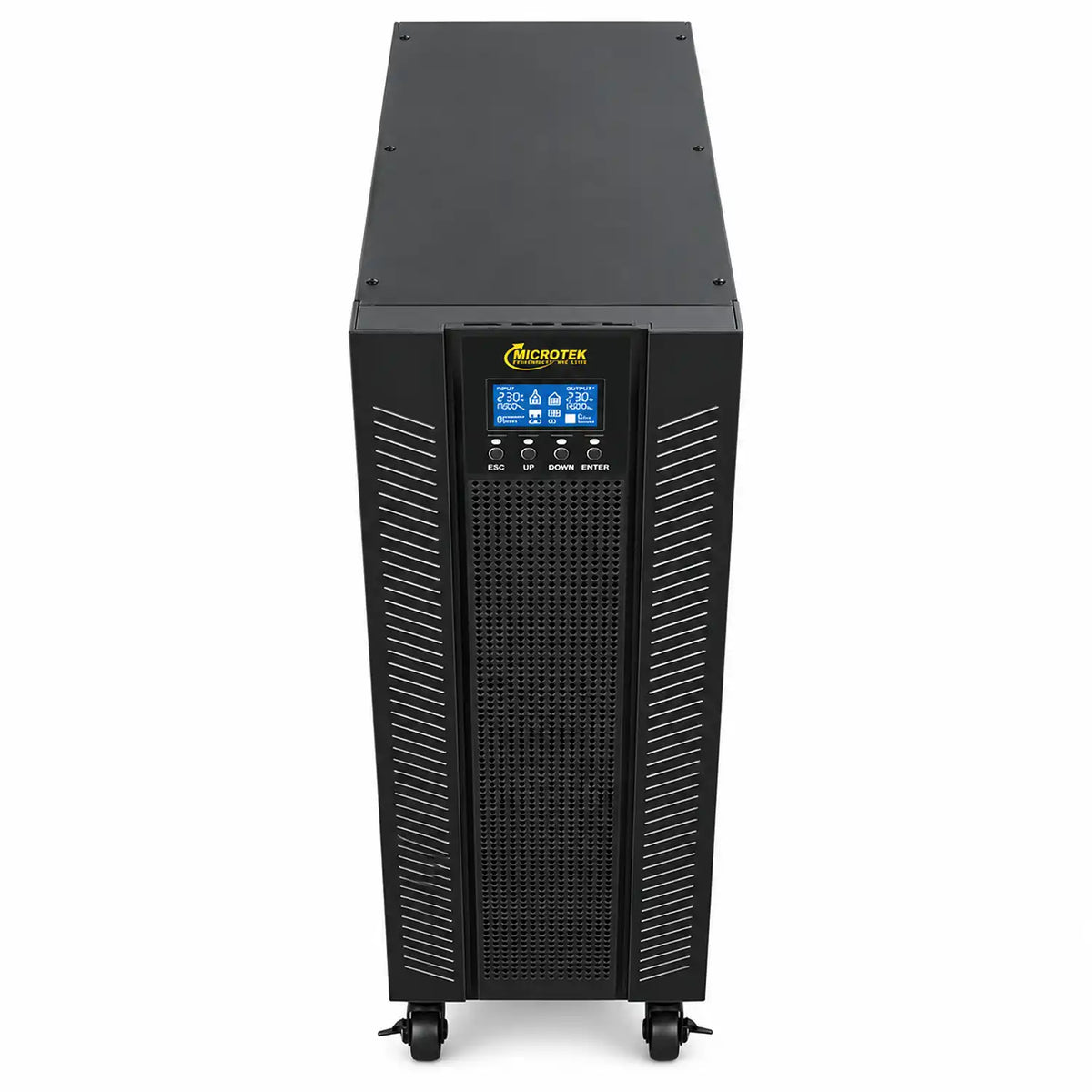 Microtek iMAXX 10kVA Online UPS with Pure Sine Wave high angle top view -tpstech.in