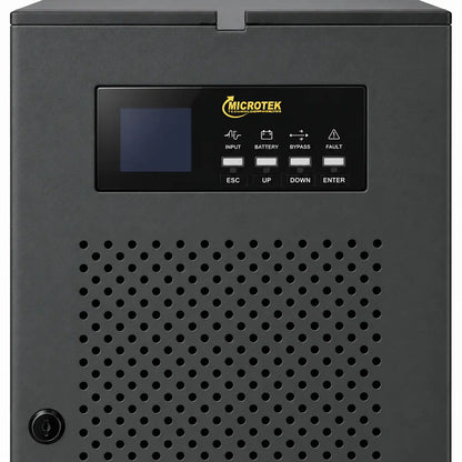 Microtek iMAXX 15kVA 360V Transformer Based Pure Sine Wave Online UPS display and control interface close-up -tpstech.in