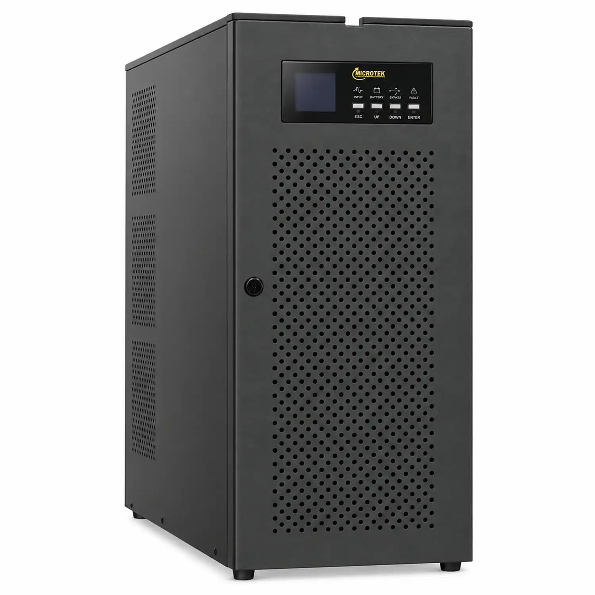 Microtek iMAXX 15kVA 360V Transformer Based Pure Sine Wave Online UPS left perspective view -tpstech.in