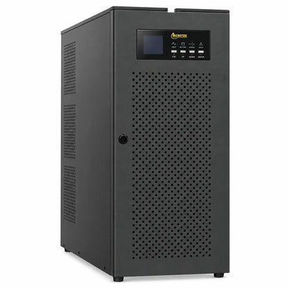 Microtek iMAXX 20kVA Online UPS with 360V DC Battery System left perspective view -tpstech.in