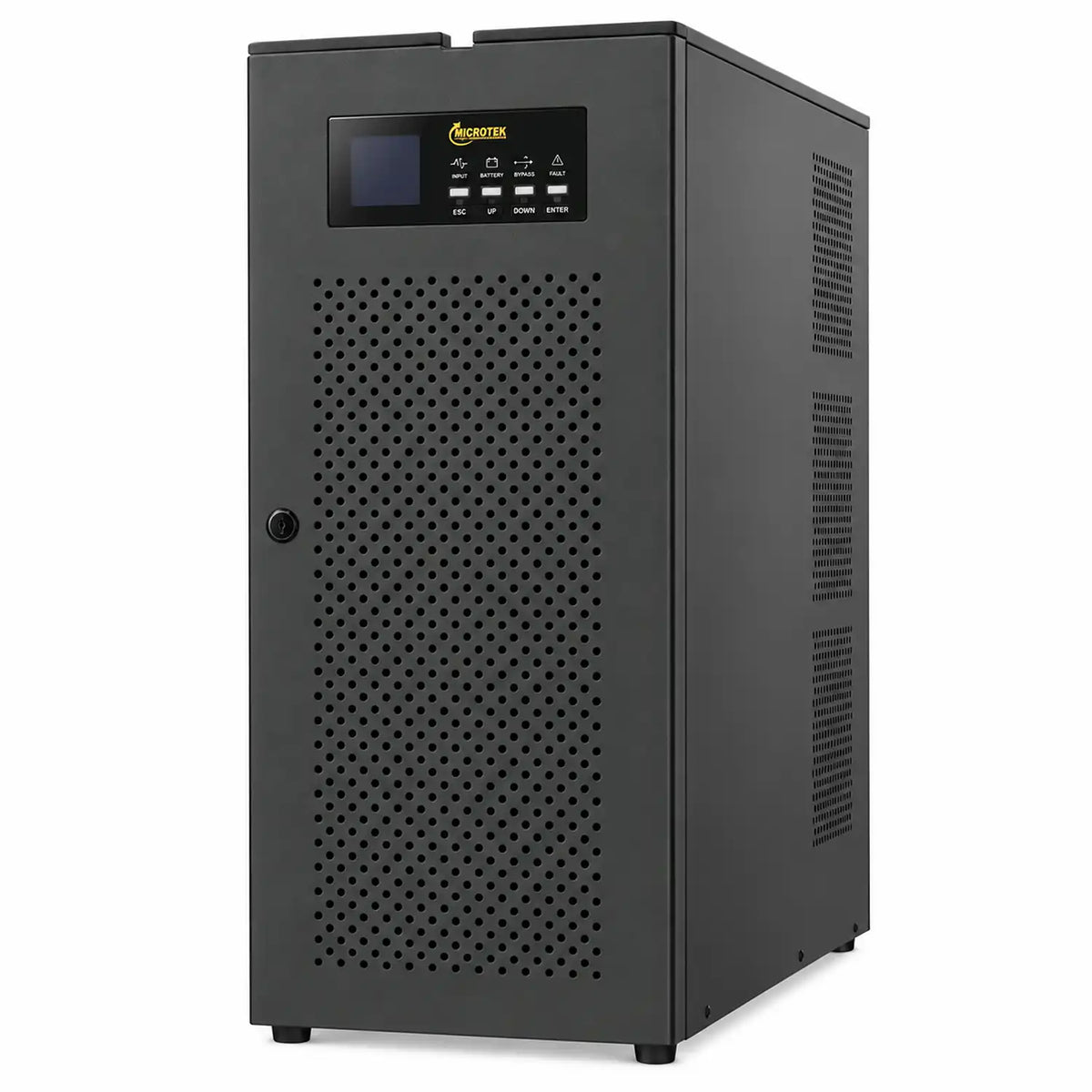 Microtek iMAXX 20kVA Online UPS with 360V DC Battery System right perspective view -tpstech.in