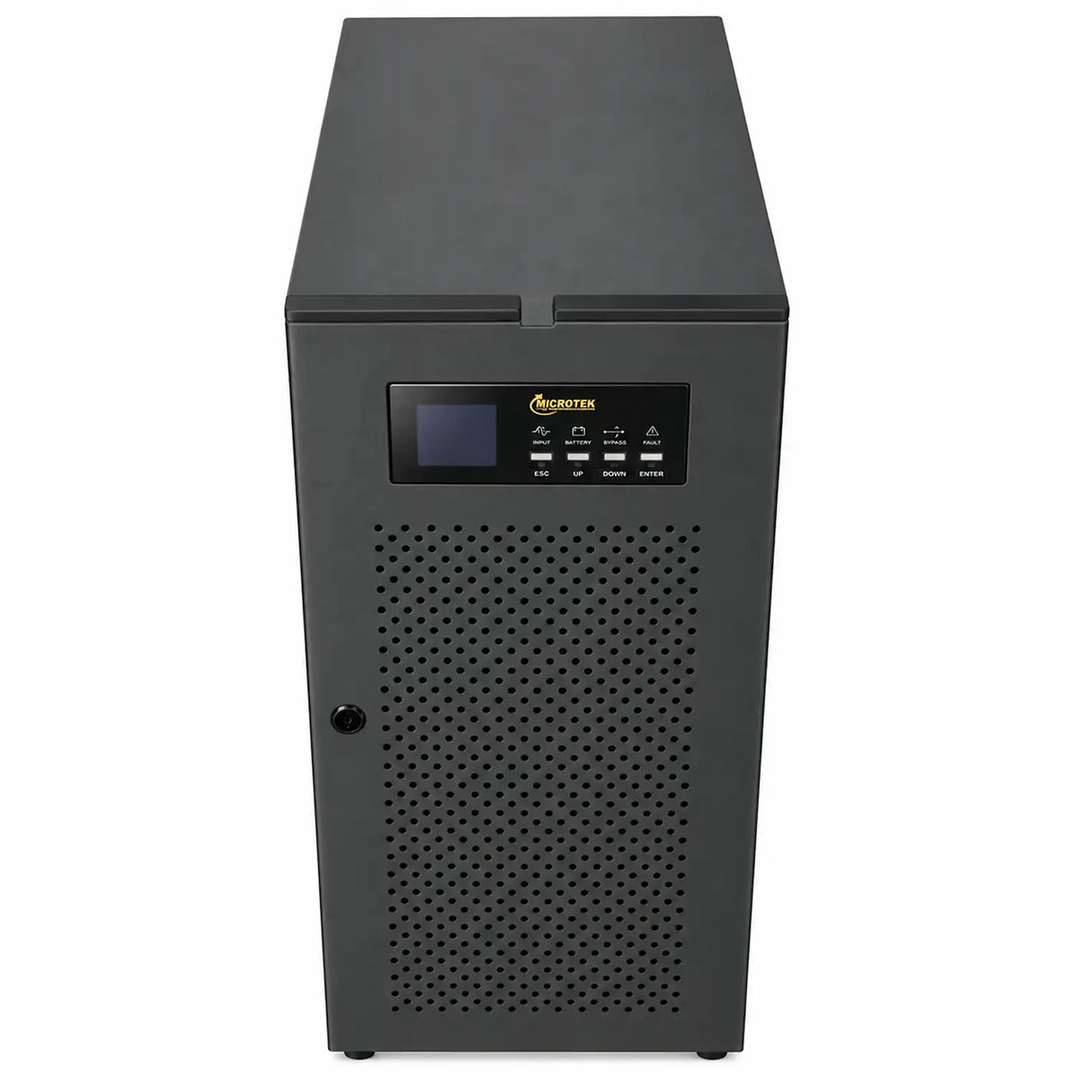 Microtek iMAXX 20kVA Online UPS with 360V DC Battery System high angle top view -tpstech.in