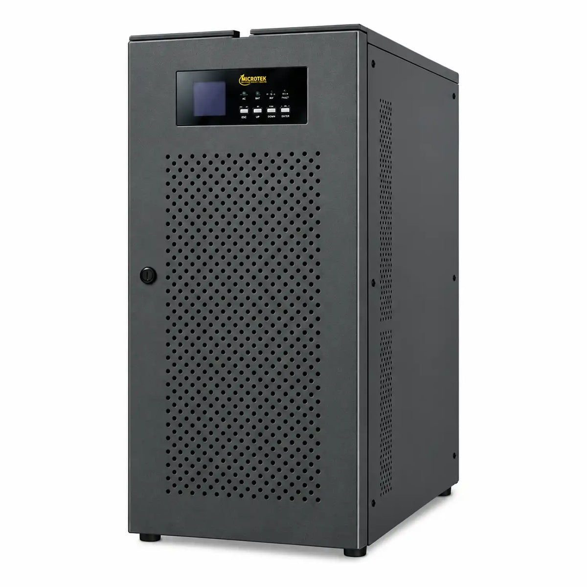 Microtek iMAXX 30kVA 360V Transformer Based Online UPS right perspective view -tpstech.in