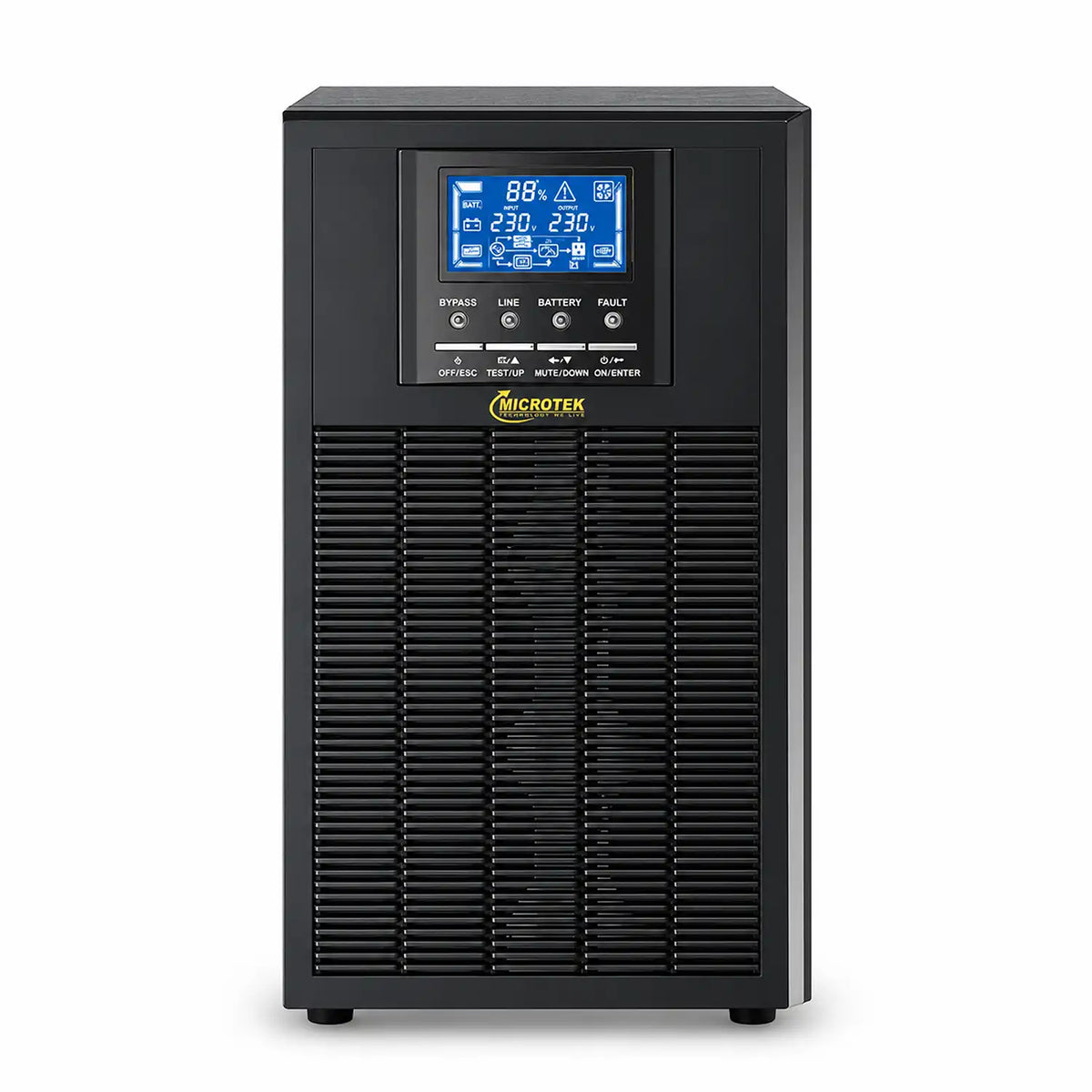Microtek MAX LiFe 5KVA UPS 48V Online Power Backup front view -tpstech.in