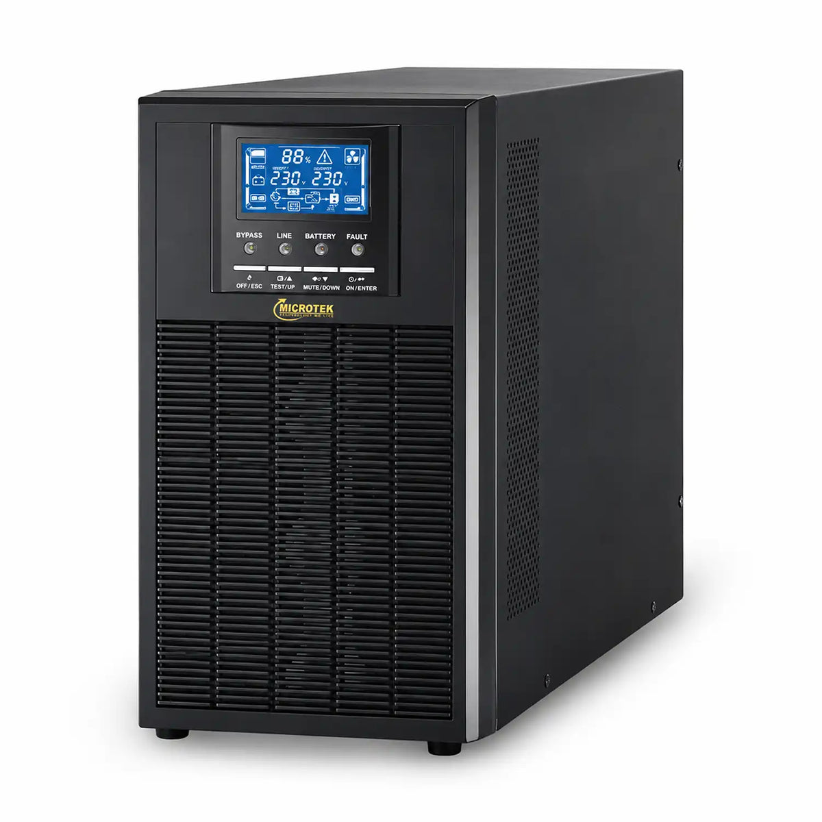 Microtek MAX LiFe 5KVA UPS 48V Online Power Backup right perspective view -tpstech.in