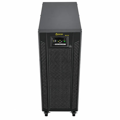 Microtek Supermax Plus 60 kVA Online UPS 3:3 Phase for Home & Office high angle top front view -tpstech.in