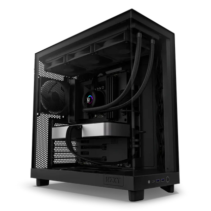 NZXT H6 Flow Tempered Glass Compact Dual-Chamber Mid-Tower Airflow Case