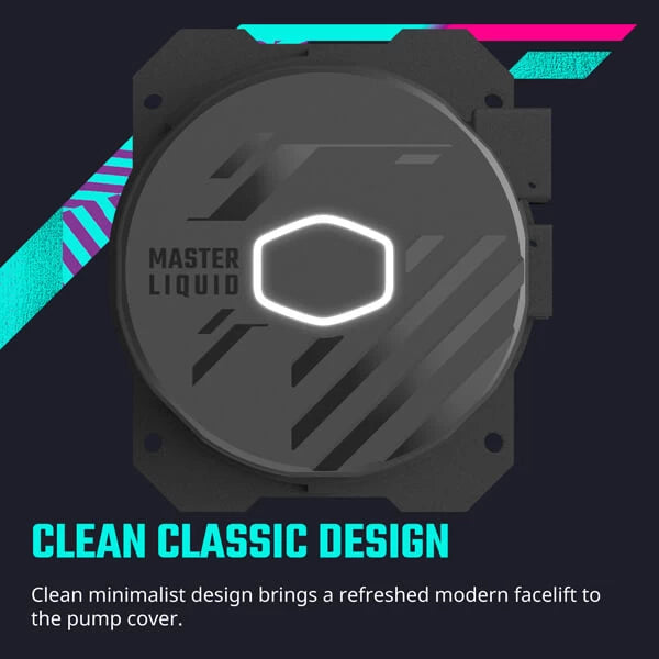 Cooler Master MasterLiquid 240L Core 240mm PWM AIO CPU Liquid Cooler - Black
