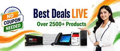 Don't wait for Amzon and Flipkart Sales. Top deals are LIVE at tpstech. No coupon codes needed. No more cashback waits. No hidden terms.