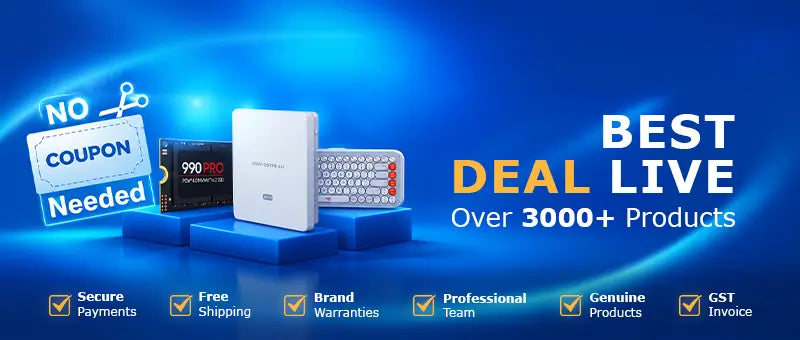 Don't wait for Amzon and Flipkart Sales. Top deals are LIVE at tpstech. No coupon codes needed. No more cashback waits. No hidden terms.