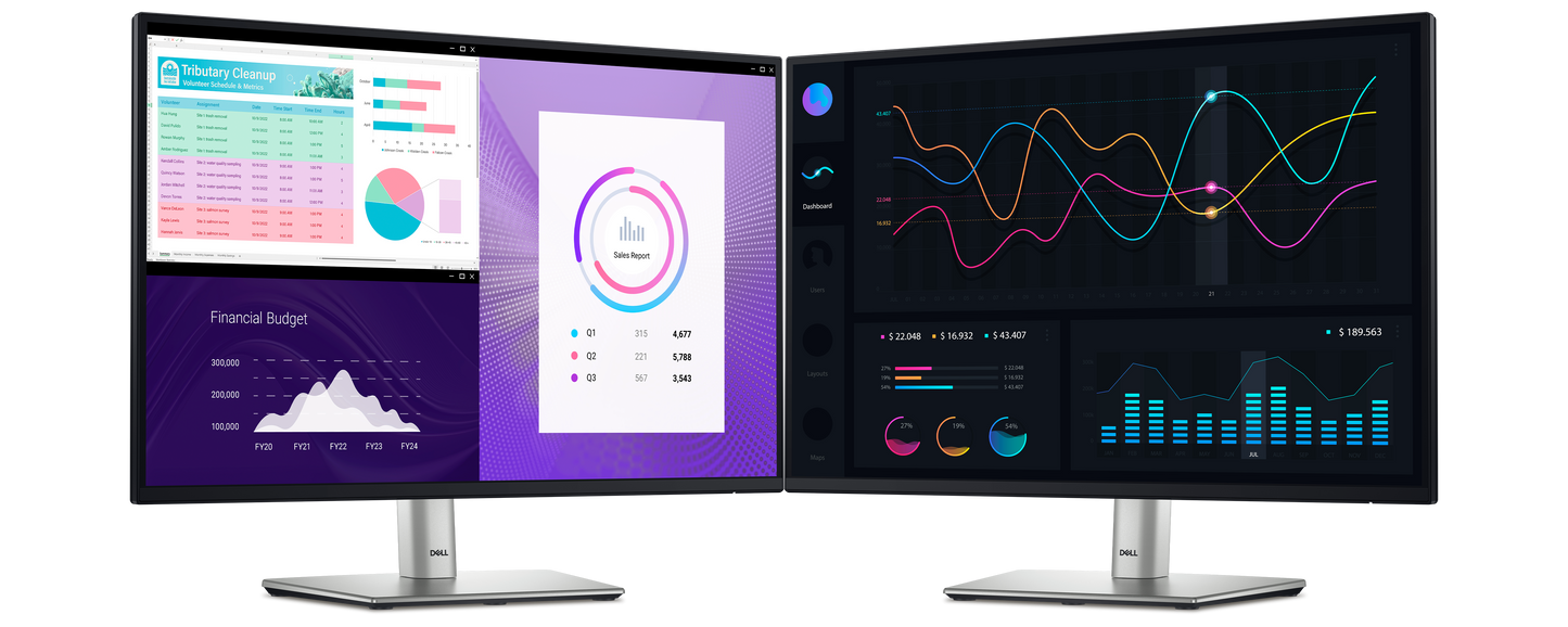Dell Pro 24 Plus P2425 24" 100Hz 1080p+ WUXGA Flat Antiglare IPS Panel Computer Monitor