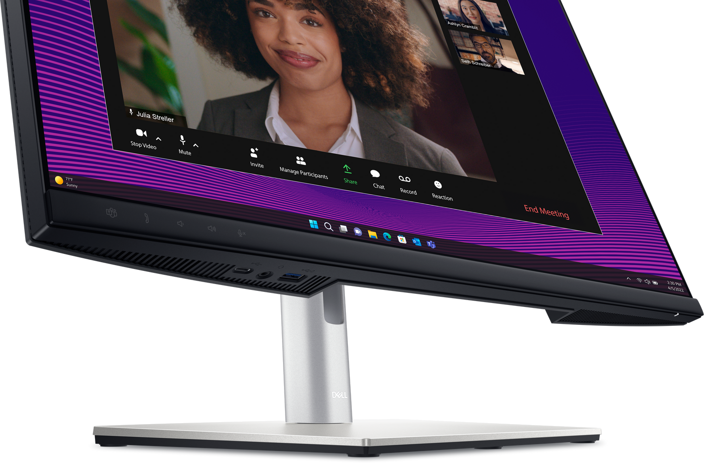 Dell Pro 27 Plus P2724DEB Video Conferencing Monitor 27" QHD IPS, 2K Webcam, Dual 5W Speakers, USB‑C 90W PD, RJ45 Ethernet, Height Adjustable