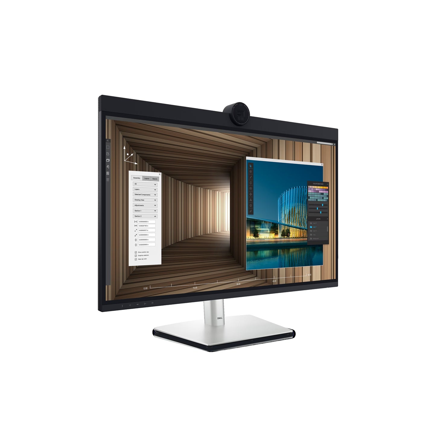 Dell UltraSharp U3224KB 32" 6K 60Hz Built-in Webcam IPS Monitor