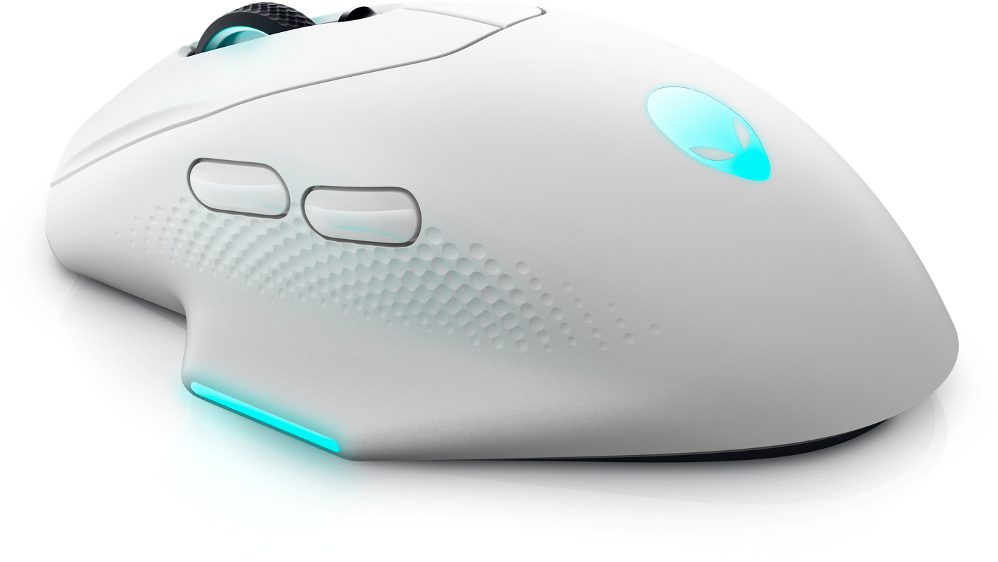 Dell Alienware AW620M RGB 26,000 DPI Optical 2.4GHz Wireless Gaming Mouse - Lunar Light