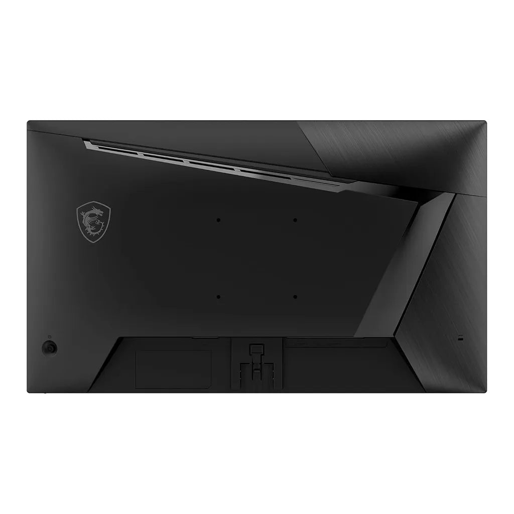 MSI MAG 275F E20 27 Inch FHD Gaming Monitor with 200Hz Rapid IPS back panel showcasing textured finish and VESA mount points -tpstech.in