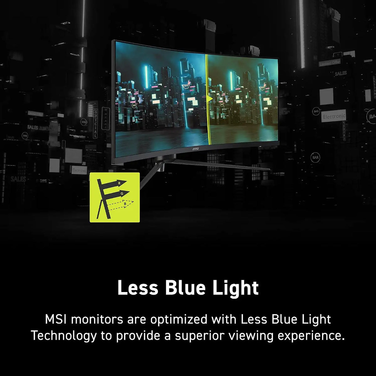 MSI MAG 345CQRF E20 34 Inch 200Hz 0.5ms UWQHD Curved Gaming Monitor Less Blue Light Eye Care -tpstech.in