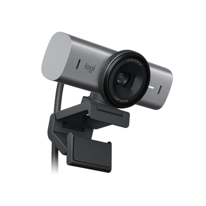 Logitech MX Brio 705 for Business 4K Webcam – AI Image Enhancement, 60fps, Privacy Shutter, USB-C