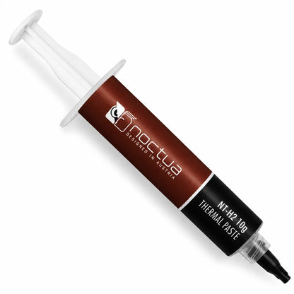 Noctua NT-H2 10g high-performance thermal compound syringe for reliable CPU and GPU cooling with long-term stability.