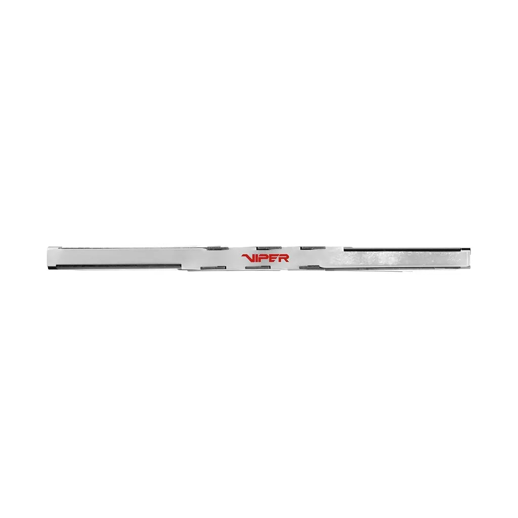 Patriot Viper Venom RGB 16GB DDR5 6000MHz CL30 RAM top view of translucent diffuser lightbar with Viper branding -tpstech.in