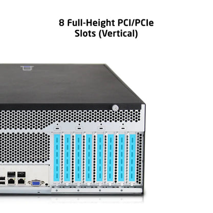 ProLab Design PL-ATX-08 8 full-height PCI PCIe expansion slots in vertical configuration -tpstech.in