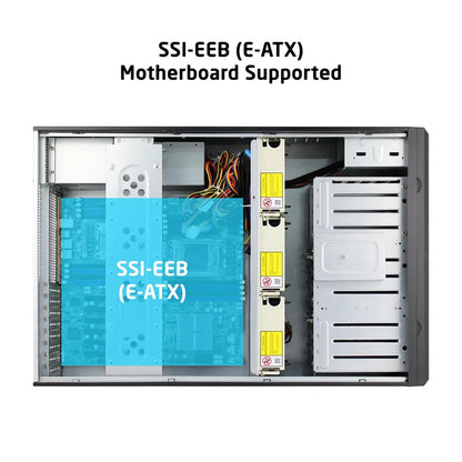 ProLab Design PL-ATX-08 SSI-EEB E-ATX motherboard supported 4U server chassis -tpstech.in