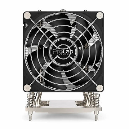 ProLab Design PL LGA1700 4US 4U Server CPU Cooler front view with cooling fan and wire guard -tpstech.in
