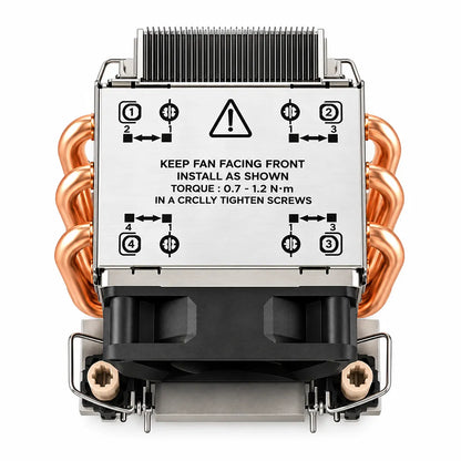 ProLab Design PL-LGA4677-2U Server CPU Cooler for LGA4677 Top Installation View - tpstech.in