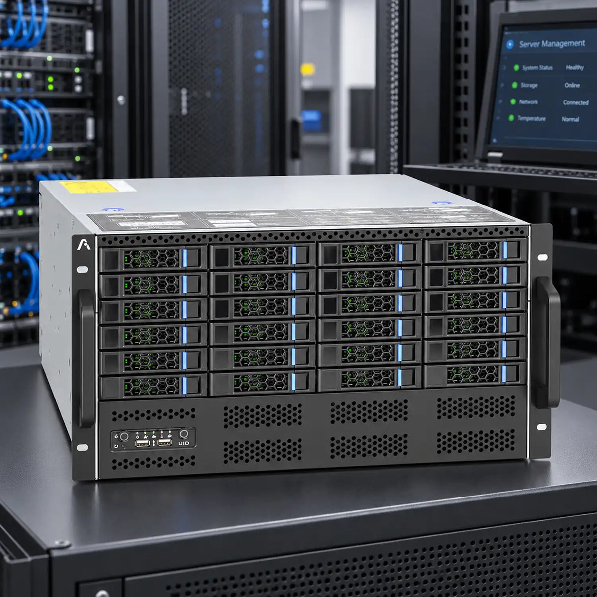 ProLab Design PL-S665-48 6U Rackmount Server Chassis deployed in datacenter rack environment -tpstech.in