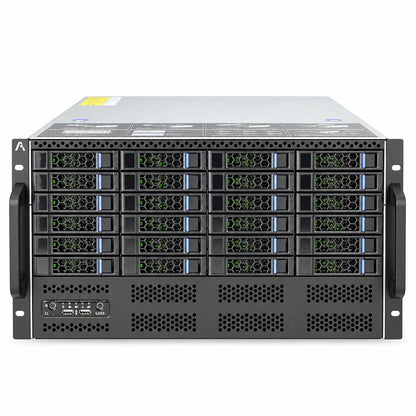 ProLab Design PL-S665-48 6U Rackmount Server Chassis front view with drive bays -tpstech.in