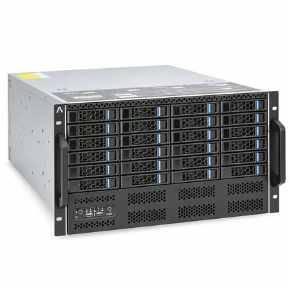 ProLab Design PL-S665-48 6U Rackmount Server Chassis high-density storage left perspective view -tpstech.in