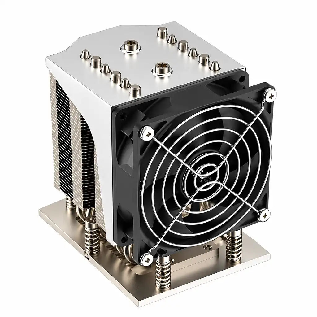 ProLab Design PL-SP5-4U 4U Server CPU Cooler for AMD SP5 Isometric Left View - tpstech.in