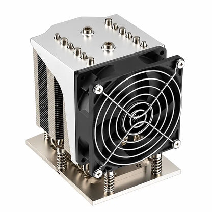 ProLab Design PL-SP5-4U 4U Server CPU Cooler for AMD SP5 Isometric Left View - tpstech.in
