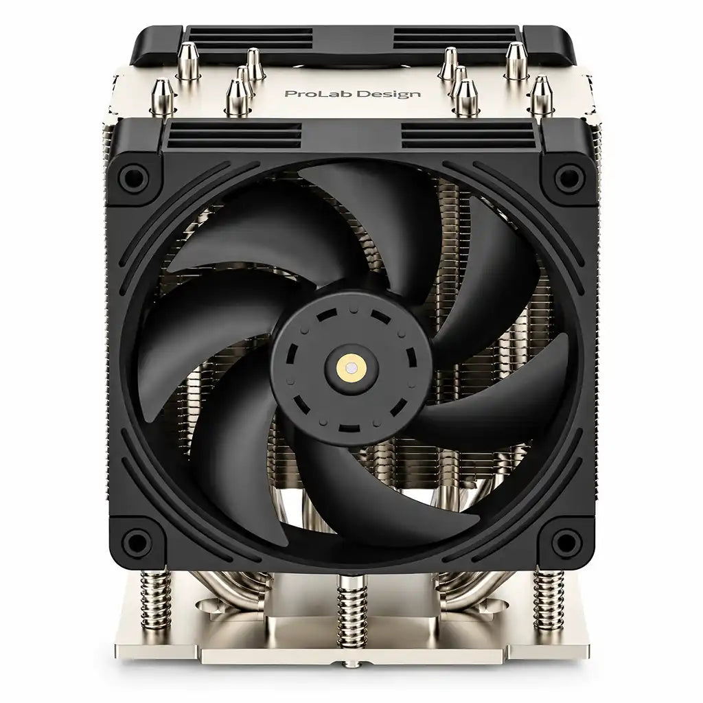 ProLab Design PL-SP5-4UD 4U Server CPU Cooler for AMD SP5 420W TDP Front Fan View - tpstech.in