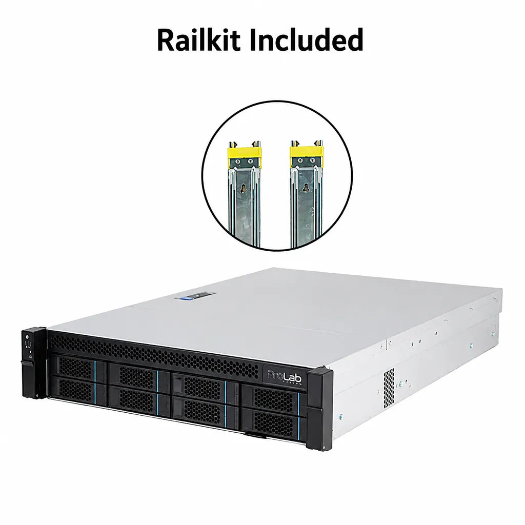 ProLab PL-265-08 2U server chassis with redundant CRPS power supply configuration -tpstech.in