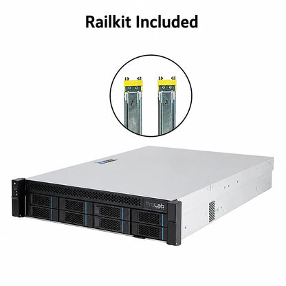 ProLab PL-265-08 2U server chassis with redundant CRPS power supply configuration -tpstech.in