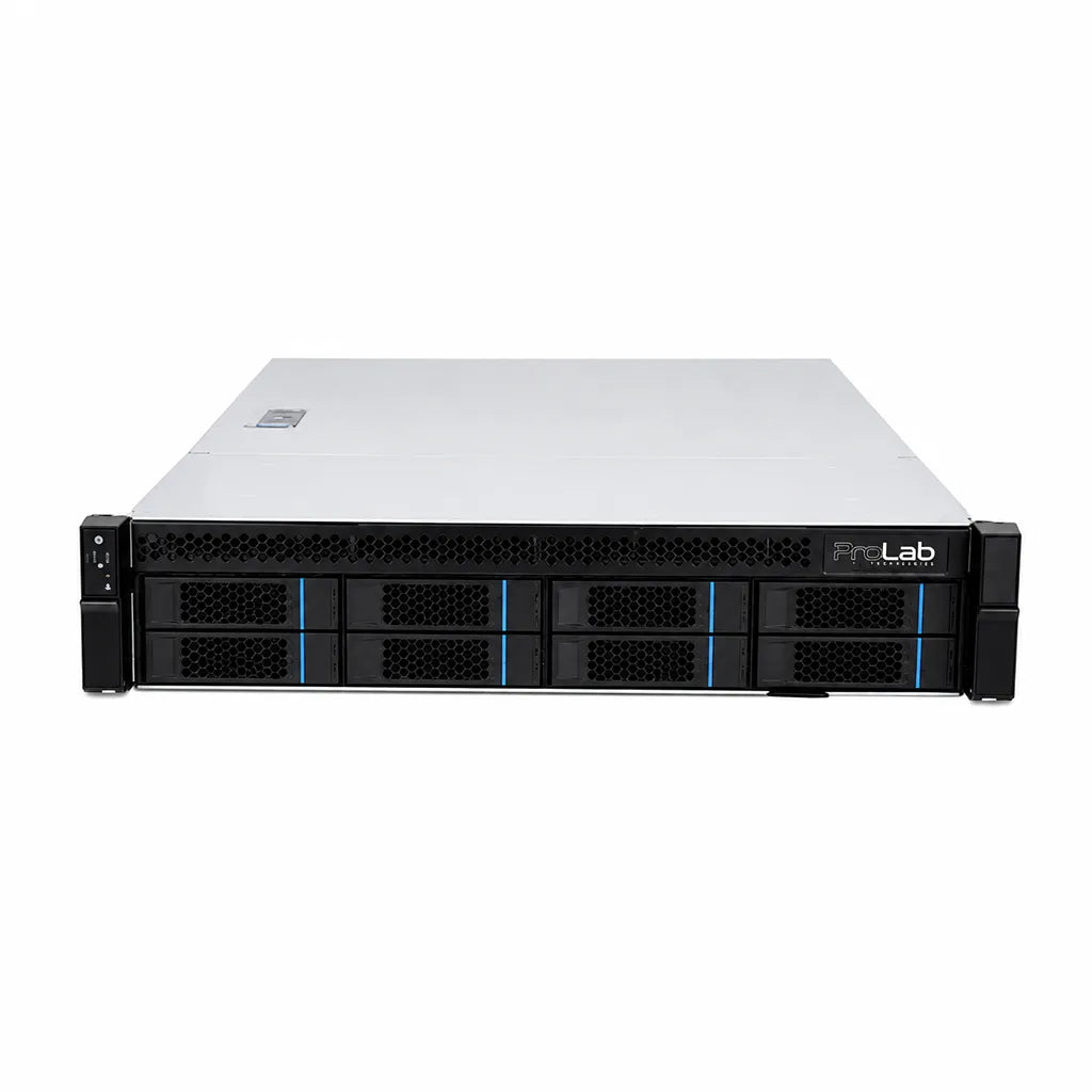 ProLab PL-265-08 2U server chassis front view showing eight hot-swap storage bays -tpstech.in